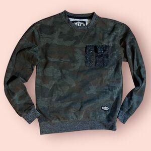 BKC CLOTH Camouflage Sweatshirt With Dope Front Pockets
